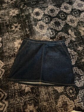 Divided Dark Blue Denim Mini Skirt